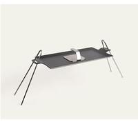 Gastrotools Placa de Grill por Inducción, Picadora y Soporte - Placa de Grill Teppanyaki/Plancha Profesional de Acero al Carbono para Cocinas de Inducción y Gas