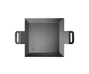 Gastrotools Plancha de Asar Sueca de Acero al Carbono 39x27cm - Antiadherente Natural, Sin PFAS - Interior y Exterior - Apta para Fuego, Horno, Inducción y Gas - Hasta 650°C (Small (39cm x 27cm))