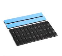 GAsupply 6 Pesos Adhesivos | Contrapesos Adhesivos Pesos | 6 x Barras Autoadhesivas 12 * 5g | Galvanizadas y Recubiertas de Plástico