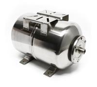 GAsupply Vaso de expansión de acero inoxidable de 24 l, caldera de membrana para instalaciones de agua domésticas y sistemas de sobrepresión con membrana EPDM