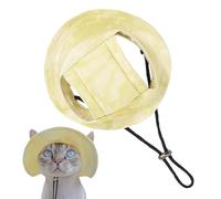 Gat De Cubo De Gato - Sombrero De Sol Mascota | Gats De Gato De Mascotas Gorra De Béisbol Sun Sun Visor, Tocado De Visor Suave para Cachorros Gatitos Al Aire Libre Sport Walking Park Beach Senderismo