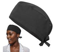 Gat de trabajo unisex de tapa quirúrgica - Cubierta de cabello de matorral transpirable | Ropa de cabeza de enfermería no deslizante para hombres mujeres | Capas de cirujano cómodas con ajuste ajustab
