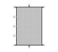 Gat Gate - 72cm Vista De Seguridad Para Mascotas Con Diseño De Malla Plegable | Puerta De Interior De Barrera De Perro De Malla De Gancho | Dormitorio De Cocina De Escaleras | No Hay Red De Aislamient