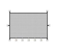 Gat Gate - 72cm Vista De Seguridad Para Mascotas Con Diseño De Malla Plegable | Puerta De Interior De Barrera De Perro De Malla De Gancho | Dormitorio De Cocina De Escaleras | No Hay Red De Aislamient