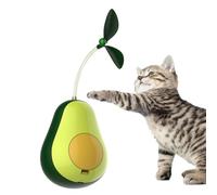 Gat Lick Toy, Mastiching Toys for Cats - Aguacate Shape Multifunction Catnip Treat Dispensador | Bola de gato giratoria, alimentador lento para gatos para promover el entrenamiento y el consumo lento