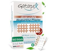 GATAPEX 160 tiritas de celosía (tamaño S) - Cinta adhesiva cruzada en forma de rejilla, libre de látex e hipoalergénica, flexible para uso diario y en movimiento.