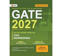 GATE 2027 : Civil Engineering - Solved Papers (2000-2026)