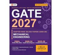 GATE 2027 : Mechanical Engineering - 27 Years' Chapter-wise Solved Papers (2000-2026)
