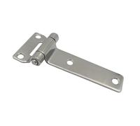 Gate Hinges - Solid Stainless Steel Hardware Accessories | Cabinets Metal Furniture Door Hinges For Cabinet | Kitchen Furniture Entry Industrial Panels Outdoor Marine Yacht | 13.5x5.8cm 304 Rust Proof