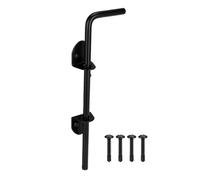 Gate Latch - Wooden Fence Lock for Security | 12 Inch Locking Hinge with Ground Bolt and Easy Install Design for Pool Trailer Farm Child Boat Garden Outdoor Protection Access Control