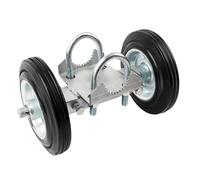 Gate Rollers, Sliding Gate Wheel Metal Tube, 6 and 8 Inches, High Load Capacity, Heavy Duty Plate Caster, Chain Link Hardware Accessory for Fence Doors Driveway Entrance