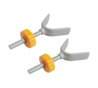 Gate Spindle Rods Replacement, Set of 2 Y-Bolt Adjustable Extension Protectors, Gate Screws and Rods for, Kids, Puppies, Dogs, Child Safety Home Gates Hardware Accessory