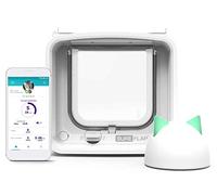 Gatera SureFlap Connect Sure Petcare con hub Conector, tecnología DualScan, con Lector de microchips y Placas de identificación RFID, con aplicación móvil, Necesita 4 Pilas AA (no Incluidas).