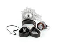 GATES Bomba de agua + kit correa distribución para PEUGEOT: 207, 307, Partner, 5008, 3008, 407, 308, 1007, 206, Expert & FORD: Fiesta (Ref: KP15598XS)