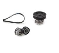 Gates Bomba de agua + kit de correa trapezoidal KP26PK1183 para Suzuki, Opel, Fiat