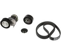 Gates Juego de correas trapeciales poli V K016PK1263 EPDM para Audi A4/A5/Q5/A6