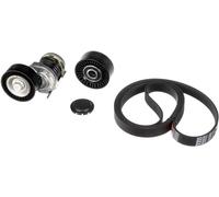 Gates Juego de correas trapeciales poli V K016PK1613 Caucho