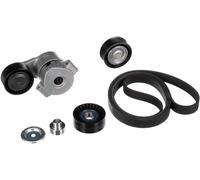 GATES Juego de correas trapeciales poli V K026PK1670 Caucho