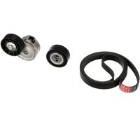 GATES Juego de correas trapeciales poli V K056PK1740 Caucho