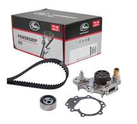 Gates Bomba de agua + kit de correa de distribución KP25454XS 87 dientes 17 mm para RENAULT y NISSAN