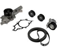Gates Bomba de agua y kit de correa trapezoidal KP26PK2260-1 para MERCEDES-BENZ