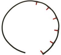 GATES MFL1260 Tubo flexible combustible de fuga negro