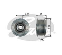 GATES OAP7169 TENSORES + PULLEYES Hyundai H1 (2008->) 2,5 - 100kw 135cv crdi