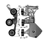 Gates T38465 Polea Tensora, Correa Trapezoidal Con Dentado Interior