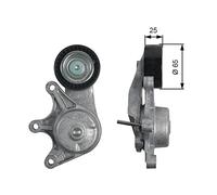 Tensor de la correa trapezoidal acanalada T39191 GATES para BMW 5 1 X1 5 Touring