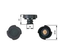 GATES Tapón, depósito de refrigerante para BMW: Série 7, Série 5, Série 3, M6, M3, Série 6, Z4, Z3, Z8, M5, X3, Série 8, X5 & ALPINA: B7 (Ref: RC204)