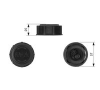 GATES Tapón, depósito de refrigerante para FORD: P100 Pick-up, Orion, Scorpio, Sierra, Granada (Ref: RC233)