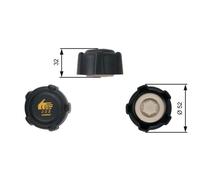 GATES Tapón, depósito de refrigerante para RENAULT: Master, Captur, Duster, Clio, Trafic, Twingo, Kangoo, Laguna, Mégane, Austral (Ref: RC223)