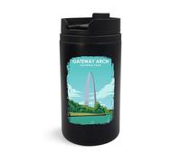 Gateway Arch National Park Missouri USA - Taza de viaje, vaso de viaje, taza de café aislada, taza portátil
