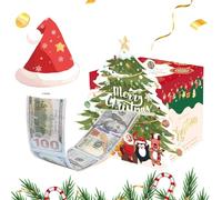 Gathering Money Pull Box | Cash Organizer | Festive Money Holder, Christmas Cash Storage, Fun Holiday Games, Christmas Ideas, Decorative Money Box, Interactive Money Pull