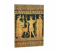 Gathering of Deities (Ancient Greek Pottery) Midi Lined Softcover Journal (Elastic Band Closure)