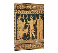 Gathering of Deities (Ancient Greek Pottery) Mini Lined Softcover Journal (Elastic Band Closure)