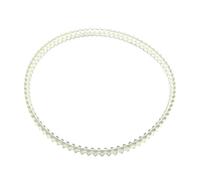 GatherTOOL 1 Pieza de máquina de Coser eléctrica for el hogar, Cinturones dentados de Motor, Cinturones de Repuesto for máquina de Coser doméstica, Cinturones de Nailon (Color : 35CM)