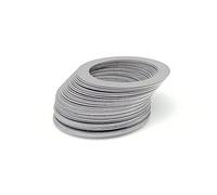 GatherTOOL 10 Piezas/establecimiento de arandela Plana de Acero Inoxidable Junta de Ajuste de Alta precisión Ultra Delgada M20/ m22/ m25/ m28/ m30 Espesor 0.1/0.2/0.3/0.5/1 mm