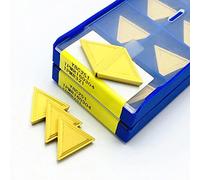 GatherTOOL 10pcs TPMR160304 TPMR160308 YBC251 CNC Inserto de fresado de triángulo de carburo TPMR 160304 TPMR321 for moler Acero (Angle : TPMR160308 YBC251)