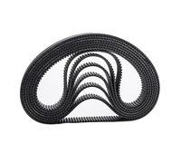 GatherTOOL 2 unids/Set HTD 3M Correa de distribución 300/303/306/309/312/315/318/321mm 6/9/10/15mm Ancho Correa Dentada de Goma Correa síncrona de Bucle Cerrado Paso 3mm (Size : 306mm, Color : 6mm)