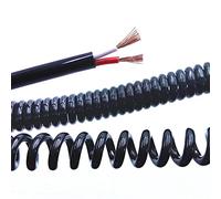 GatherTOOL Cable eléctrico Negro de 2 núcleos 24AWG de 5m