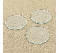 GatherTOOL Lente de Cristal Redonda, Lente Plana for Linterna, lámpara de Cristal C8 L6 C10 con diámetro 20 21 38,3 42 51 55 60 63,5 65mm, 1 ud. (Size : 63.5mm, Color : 3mm)