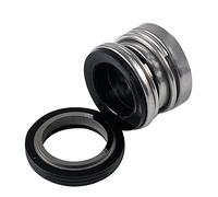 GatherTOOL Serie 104 CE/CA/NBR 12/14/ 15/16 /17/18/ 19/20/ 22/25 /30/35 /45mm Sello de Eje mecánico for Bomba de Agua (Color : 1PC, Size : 17mm)