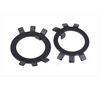 GatherTOOL Tuerca Redonda de Acero con arandela de Retroceso y Junta de retención. 2pcs (Inner Diameter : M55)