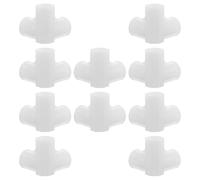 GATHINESS 10 Conectores de Plástico para Armario Ropero y Zapatero, Fácil Instalación, Multiescenario, Color Blanco, Pack de 10 Piezas para Soluciones de Almacenamiento en Casa
