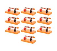 GATHINESS 10 Unidades Interruptor Unipolar de Cuchilla para Prácticas de Circuitos Eléctricos, Material Plástico y Metal, Fácil Desmontaje y Manejo Seguro en Aula Stem