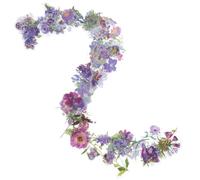 GATHINESS 100 Piezas Pegatinas Decorativas de Flores Púrpura para Scrapbooking y Diy, Hechas de Papel y Opp, Ideales para Álbumes y Proyectos Creativos