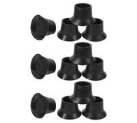 GATHINESS 12 Piezas Almohadillas Antideslizantes de Goma Protección de Suelo Negro Ideales para Patas de Trampolín para Casa y Apartamentos