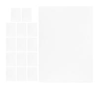 GATHINESS 15 Piezas Lámina de Plástico para Escribir, Tablero de Escritura de Plástico A4, PP, Blanco, Portátil, Fácil de Limpiar, para Caligrafía y Escritura Diaria, Estudiantes