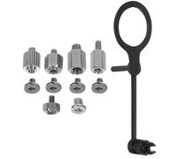GATHINESS 1juego Kit de Tornillos para Montaje SSD con Disipador Accesorios para Computadora Portátil Surtido Compatible con Motherboard Fácil Instalación y Enfriamiento Eficaz